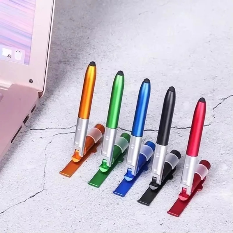 Stationery Supplier - 4-in-1 multifunctionele balpen met LED-licht, opvouwbare