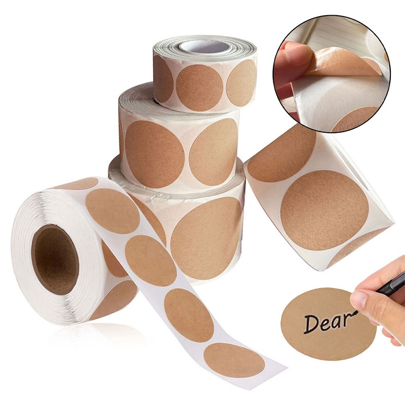 Label Printer Tape - 1-5 Roll 2,5 Cm Ronde Zelfklevende