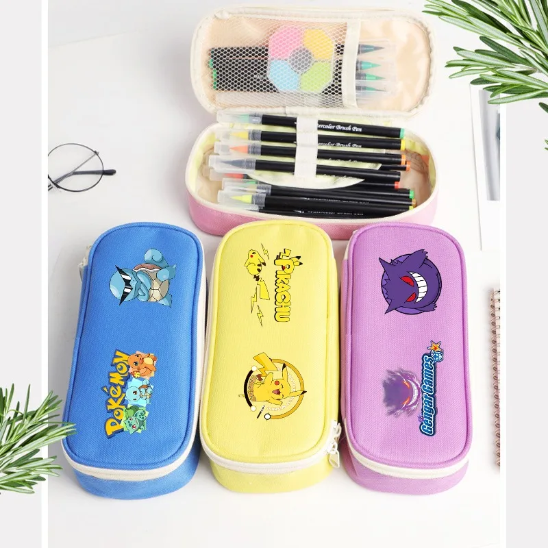 Stationery Supplier - Pokemons Pikachu Etui Schattig Studentenbriefpapier Cartoon