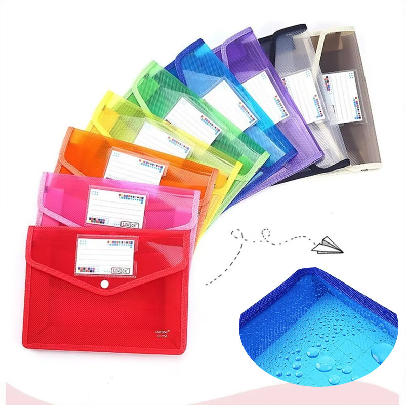 Stationery Supplier - 1-10PCS Waterdichte A4 A5 Drukknoop Bestandsmap