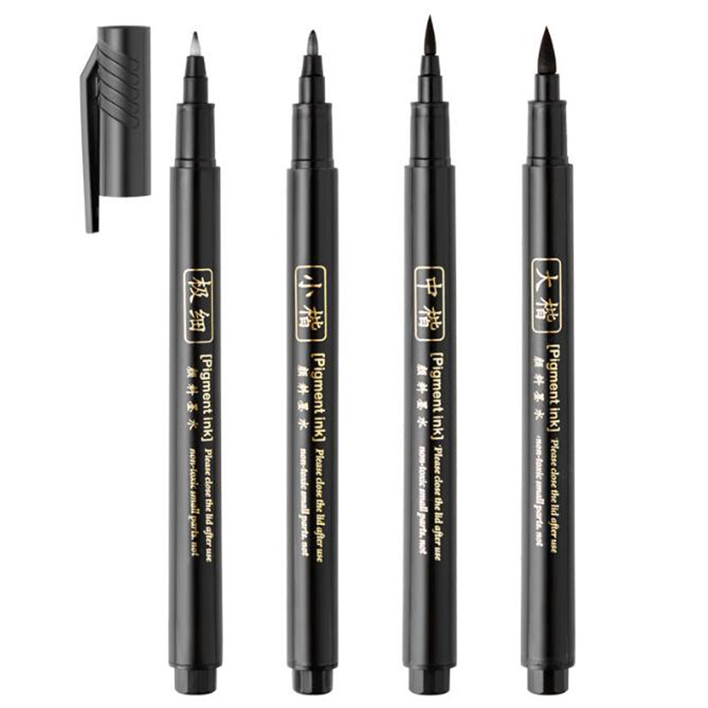 Stationery Supplier - 4 st Brush Pen Kalligrafie Pen