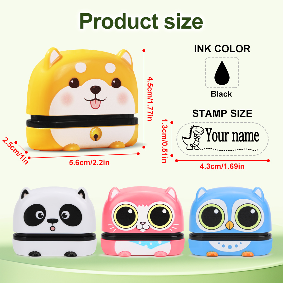 Aangepaste schattige naamstemp - Self Inking Stamp recensie en prijs
