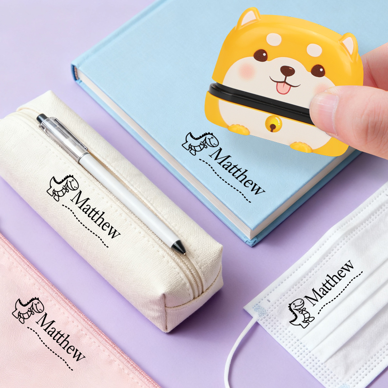 Aangepaste schattige naamstemp - Self Inking Stamp recensie en prijs