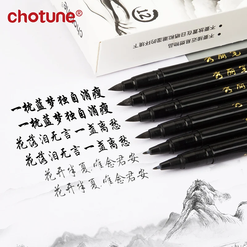 Borstel Belettering Pennen Set - Fountain Pen Ink recensie en prijs