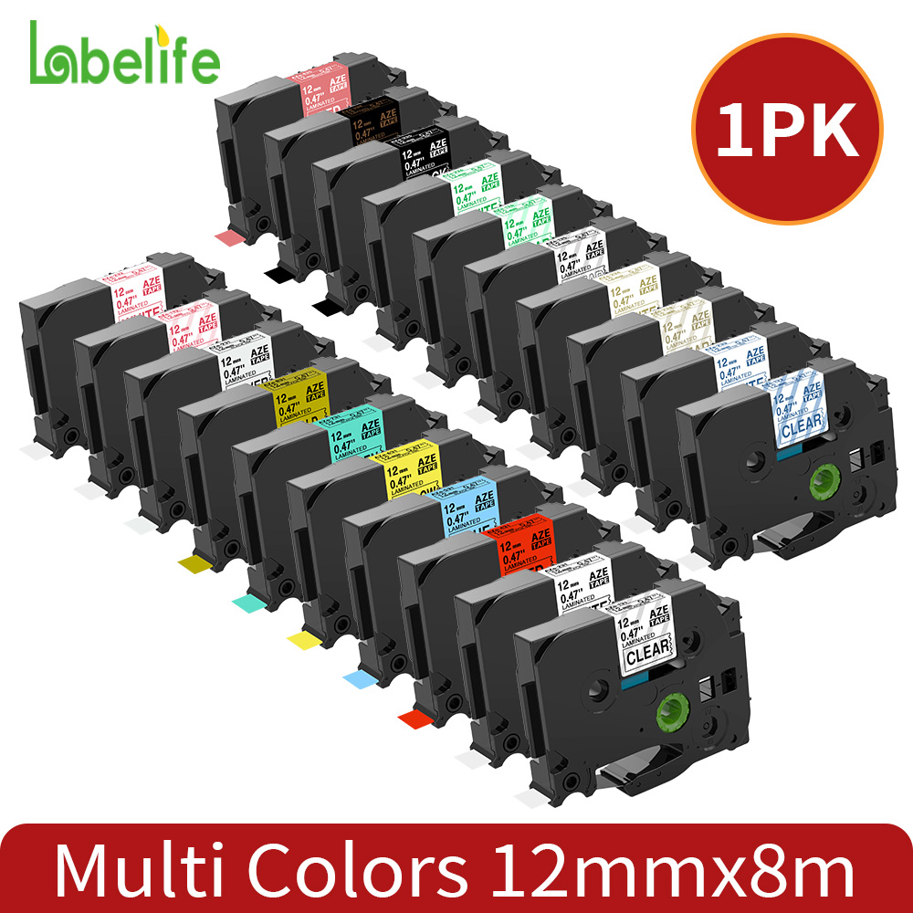 Gelamineerde labeltape 12 mm c - Label Printer Tape recensie en prijs