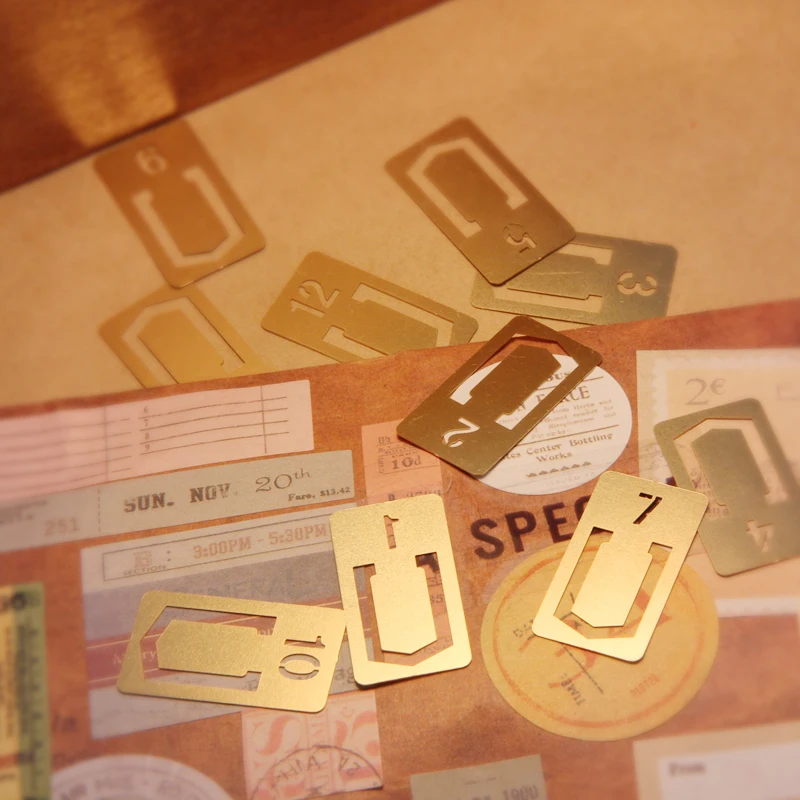 12 Stks/partij Vintage Koperen - Stationery And Office Supply Stores recensie en prijs
