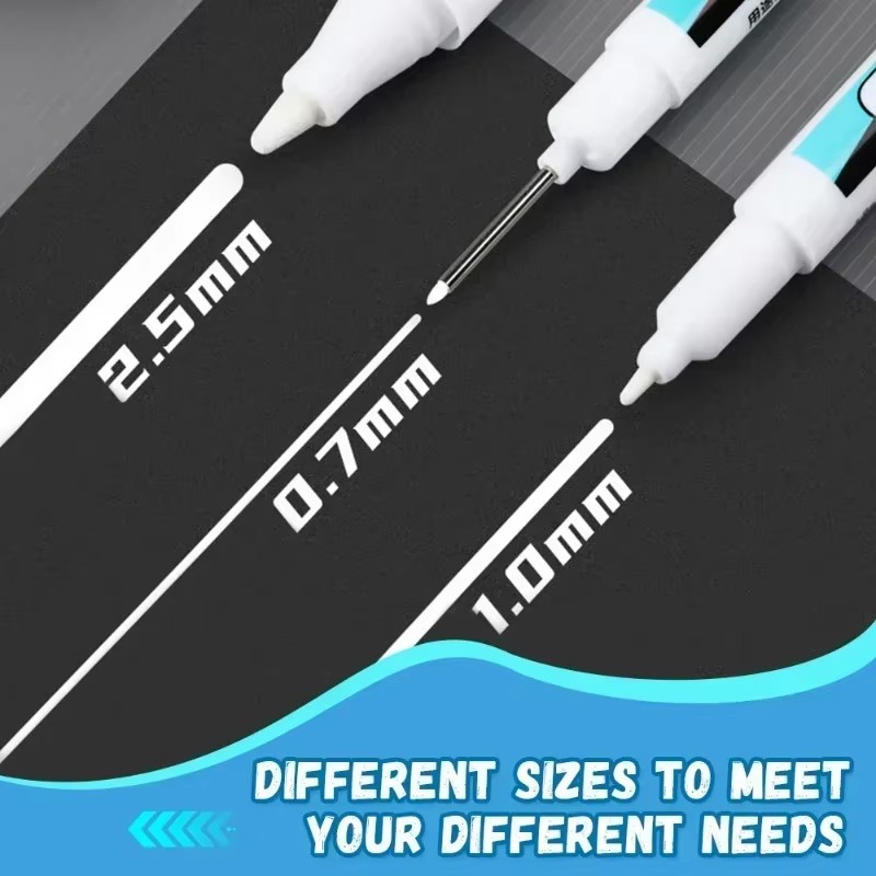 0.7/1.0/2.5MM Witte Permanente - Stationery Supply recensie en prijs
