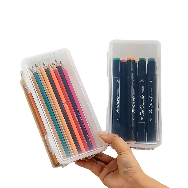 4 grote transparante PP-opberg - Stationery And Office Supply Stores recensie en prijs