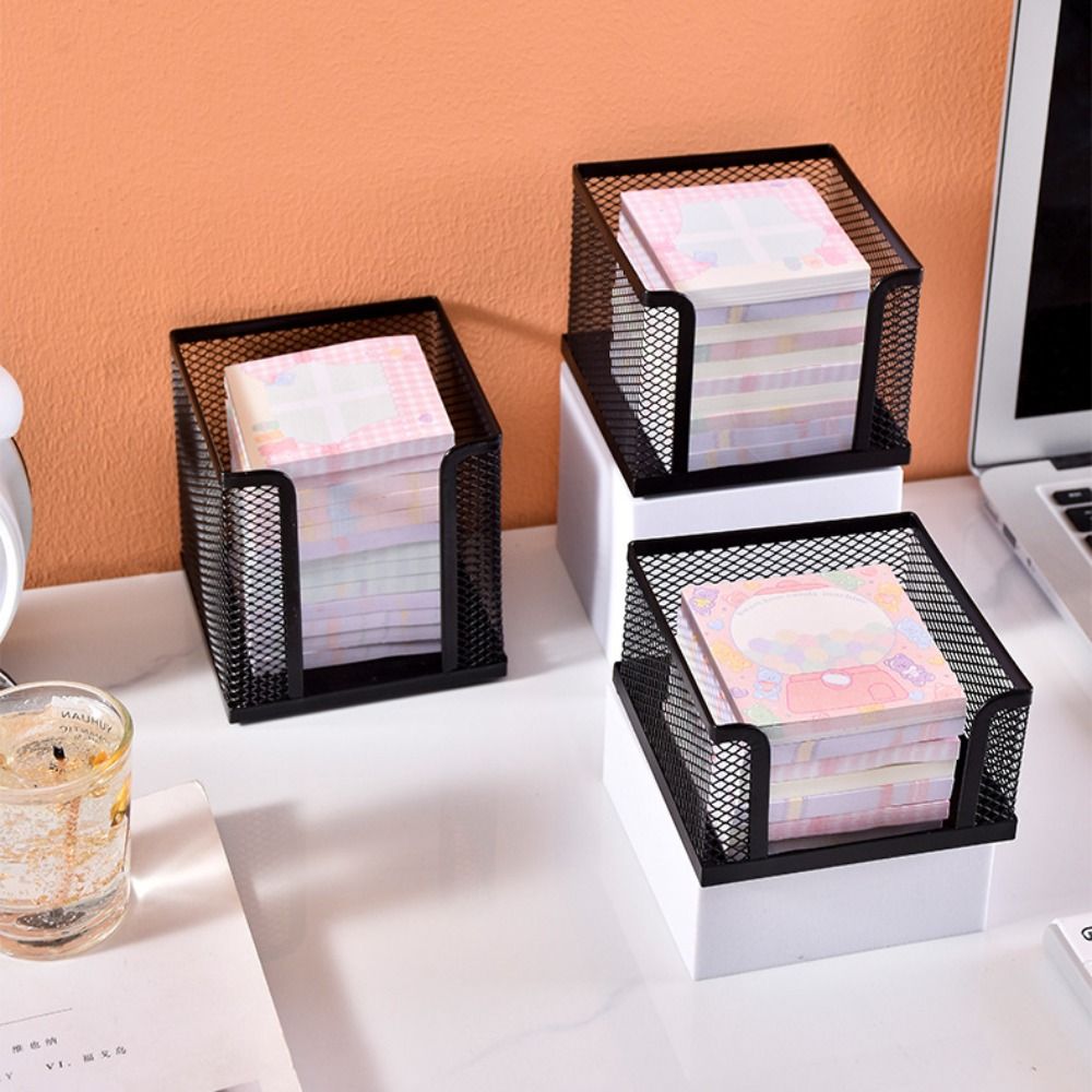 Zwart Mesh Papier Kubus Mini M - Sticky Note Cube recensie en prijs