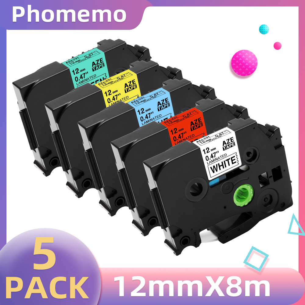 5PK Label Tape voor P3100 E100 - Label Printer Tape recensie en prijs