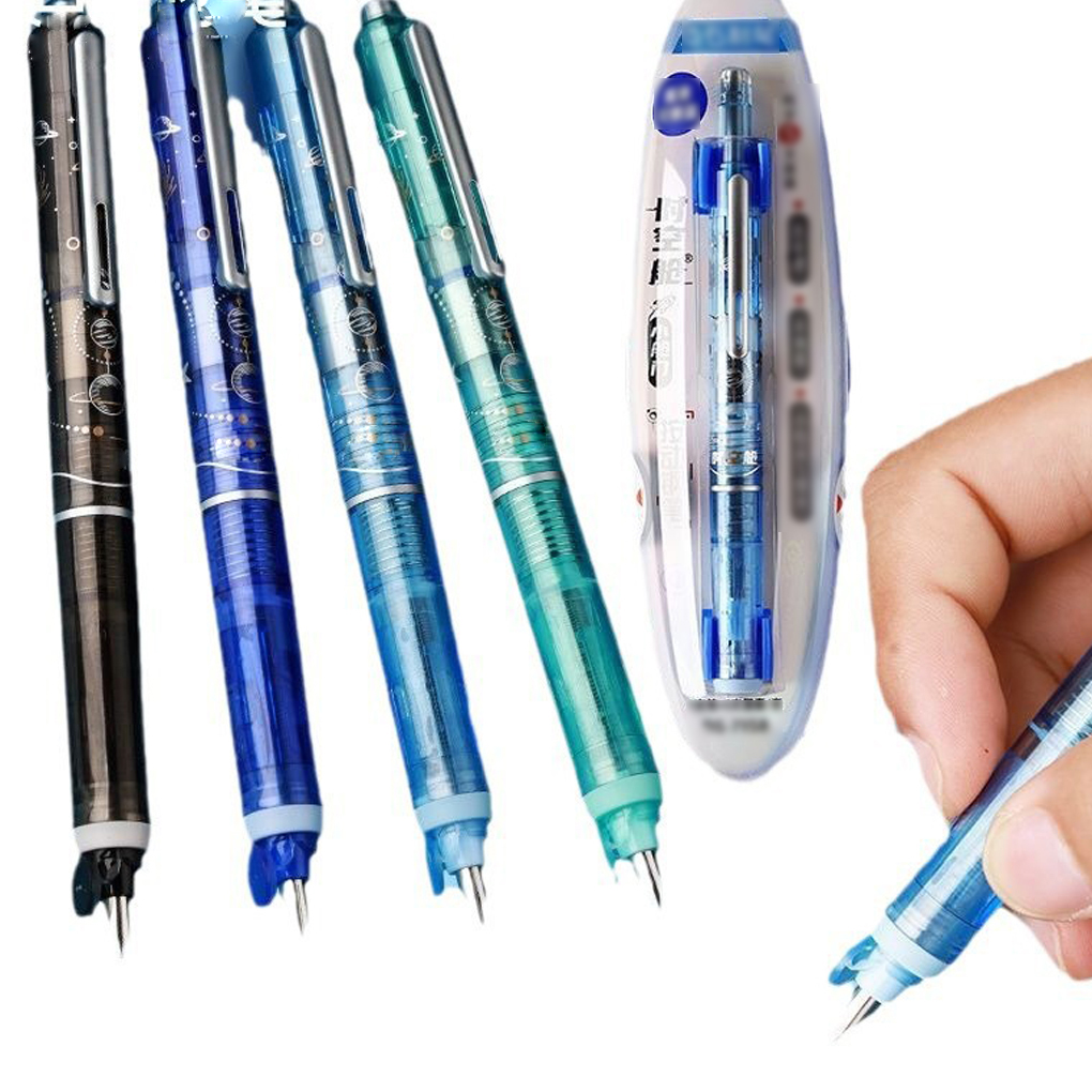 Intrekbare vulpen blauw met 5  - Fountain Pen Ink recensie en prijs