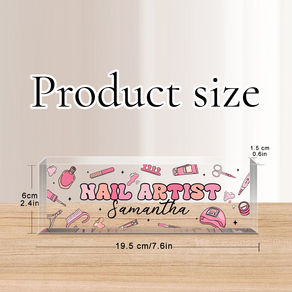 Gepersonaliseerde naamplaat va - Desk Name Plate recensie en prijs