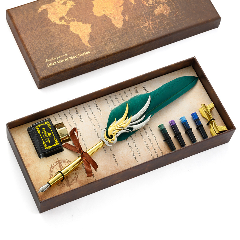 Nieuwe Feather Pen Luxe Fontei - Fountain Pen Ink recensie en prijs