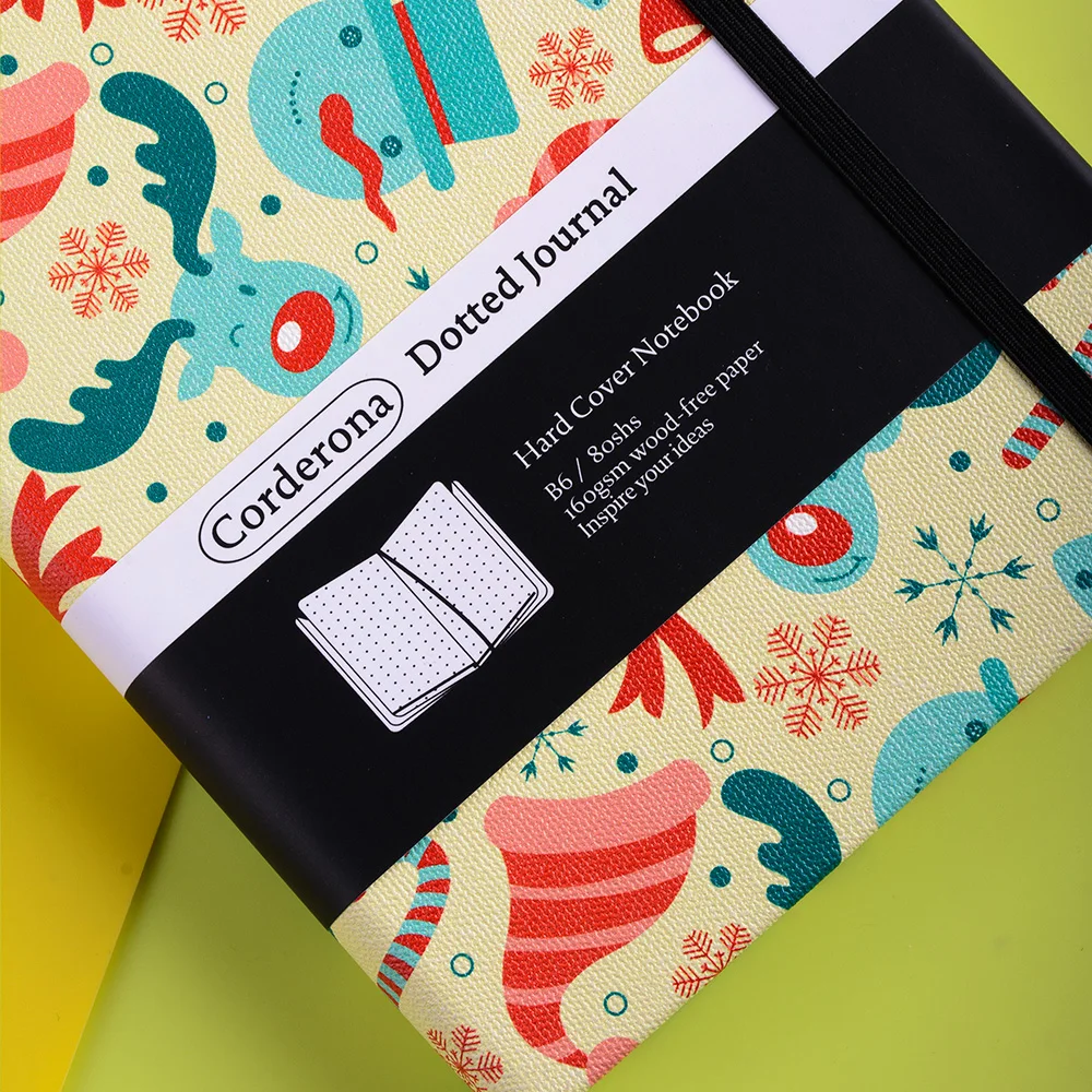 Cartoon Christmas Bullet Dotte - Journal Leather Hardcover recensie en prijs