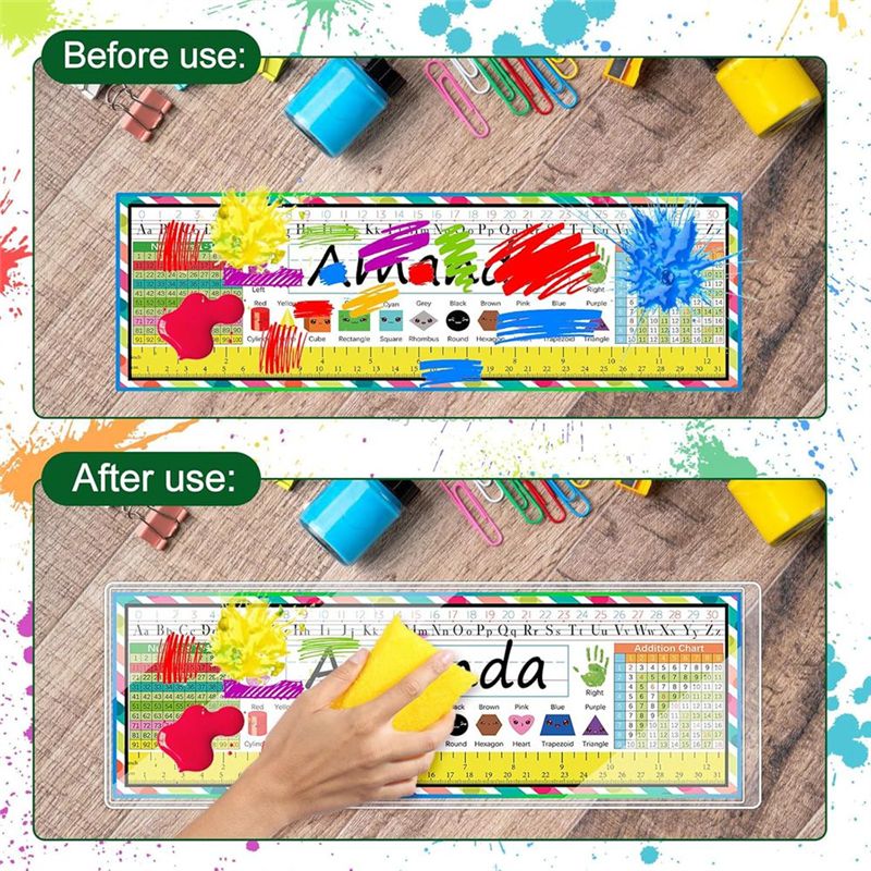N34R-Doorzichtige Herbruikbare - Desk Name Plate recensie en prijs