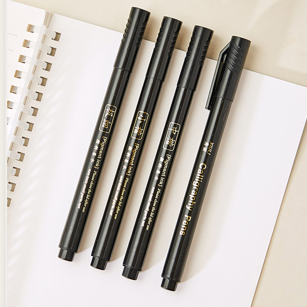 4 st Brush Pen Kalligrafie Pen - Stationery Supplier recensie en prijs