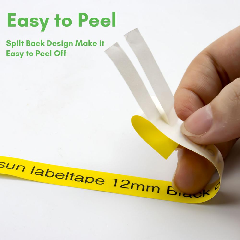 45013 Labeltape Zwart op Wit V - Label Printer Tape recensie en prijs