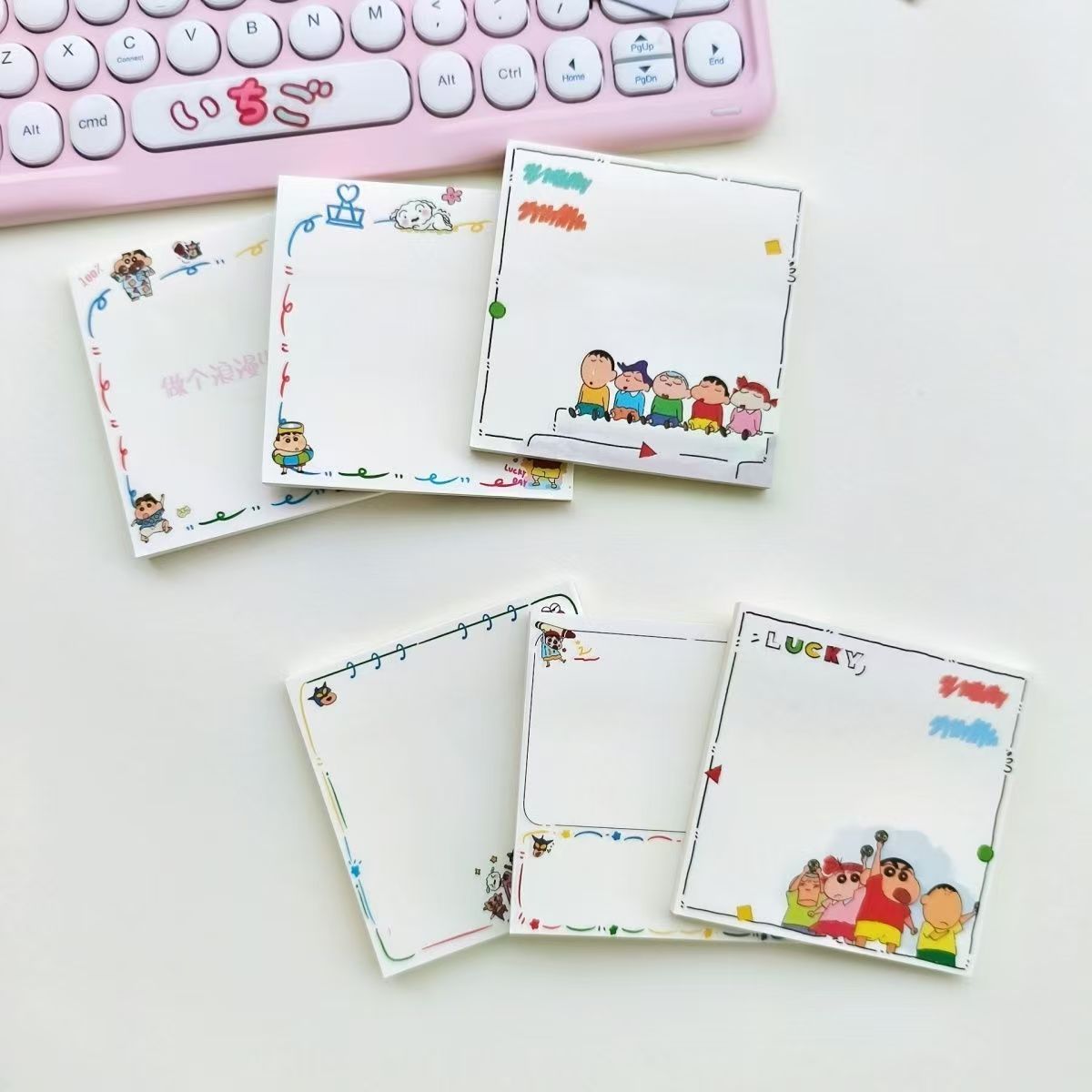 Crayon Shin-chan vierkante pla - Sticky Note Cube recensie en prijs