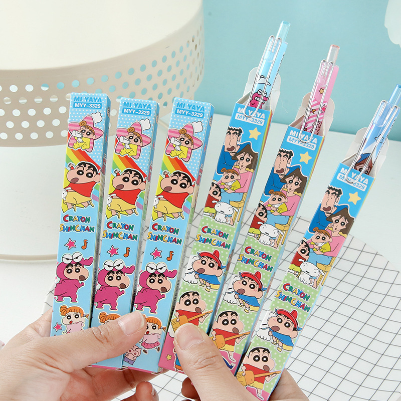 6 Stuks Cartoon Crayon Shin-Ch - Stationery Warehouse recensie en prijs