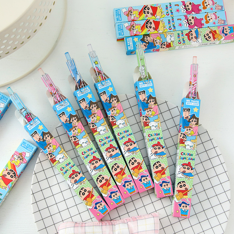 6 Stuks Cartoon Crayon Shin-Ch - Stationery Warehouse recensie en prijs